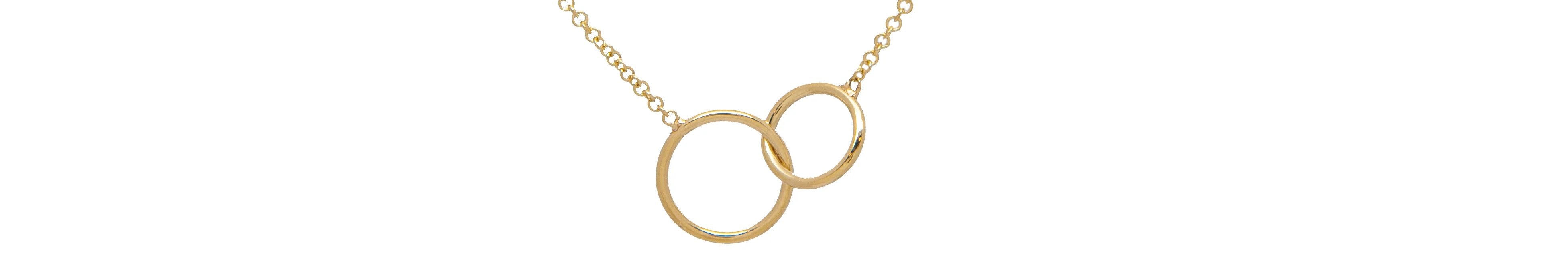 14K GOLD COVETED CONNECTIONS LINKED RING NECKLACE