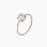 14k Gold Absolutely Effortless Mystical Moonstone Microstackable Ring