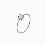 14k Gold Absolutely Effortless Mystical Moonstone Microstackable Ring