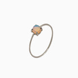 14k Gold Absolutely Effortless Mysterious Opal Microstackable Ring