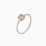 14k Gold Absolutely Effortless Mysterious Opal Microstackable Ring