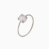 14k Gold Absolutely Effortless Mystical Moonstone Microstackable Ring