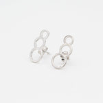 14k Bubble Ear Climbers Earrings with Posts - Starflower Design
