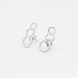 14k Bubble Ear Climbers Earrings with Posts - Starflower Design