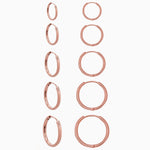 14k Gold 16.5mm Hinged Everyday Round Hoop Earrings - Starflower Design