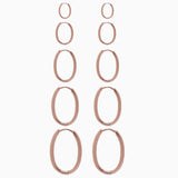 14k Gold 21mm x 14mm Hinged Everyday Oval Hoop Earrings - Starflower Design