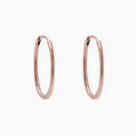 14k Gold 21mm x 14mm Hinged Everyday Oval Hoop Earrings - Starflower Design