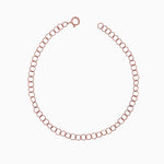 14k Gold 3.5mm Shimmering Coin Link Chain Bracelet - Starflower Design