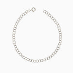 14k Gold 3.5mm Shimmering Coin Link Chain Bracelet - Starflower Design