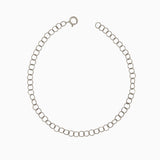 14k Gold 3.5mm Shimmering Coin Link Chain Bracelet - Starflower Design