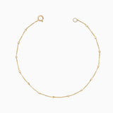 14k Gold "I Love the Nightlife" Diamond - Cut Disco Ball Cable Chain Bracelet - Starflower Design