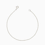 14k Gold "I've Gotta Boogie" Diamond Cut Bead Chain Bracelet - Starflower Design