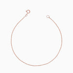 14k Gold "I've Gotta Boogie" Diamond Cut Bead Chain Bracelet - Starflower Design