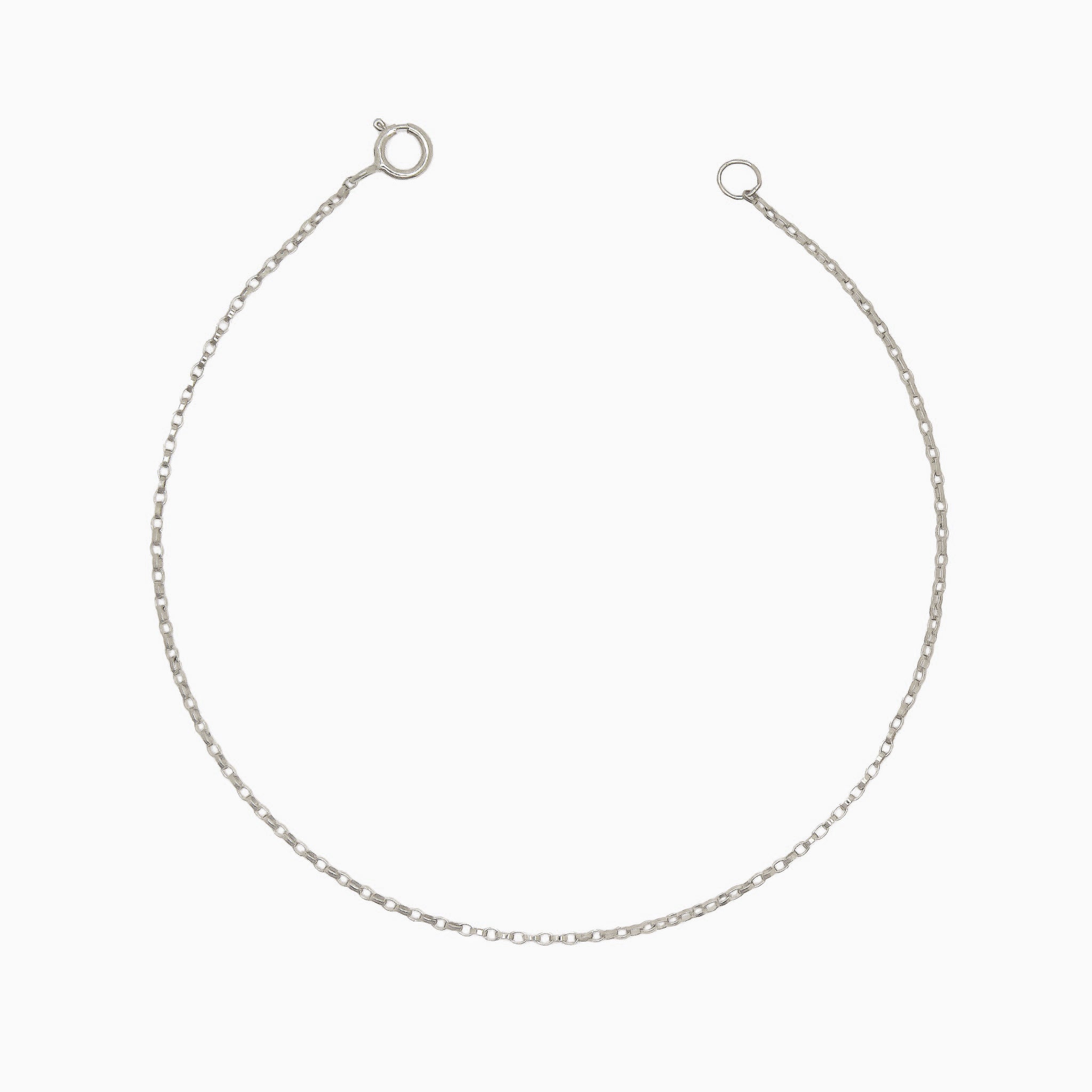 14k Gold Radical Retro Rolo Chain Bracelet - Starflower Design