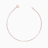 14k Gold Radical Retro Rolo Chain Bracelet - Starflower Design