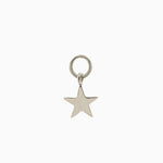 14k Gold Shining Star Earring Charm - Starflower Design