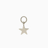 14k Gold Shining Star Earring Charm - Starflower Design