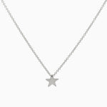 14k Gold Shining Star Pendant - Starflower Design