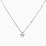 14k Gold Shining Star Pendant - Starflower Design