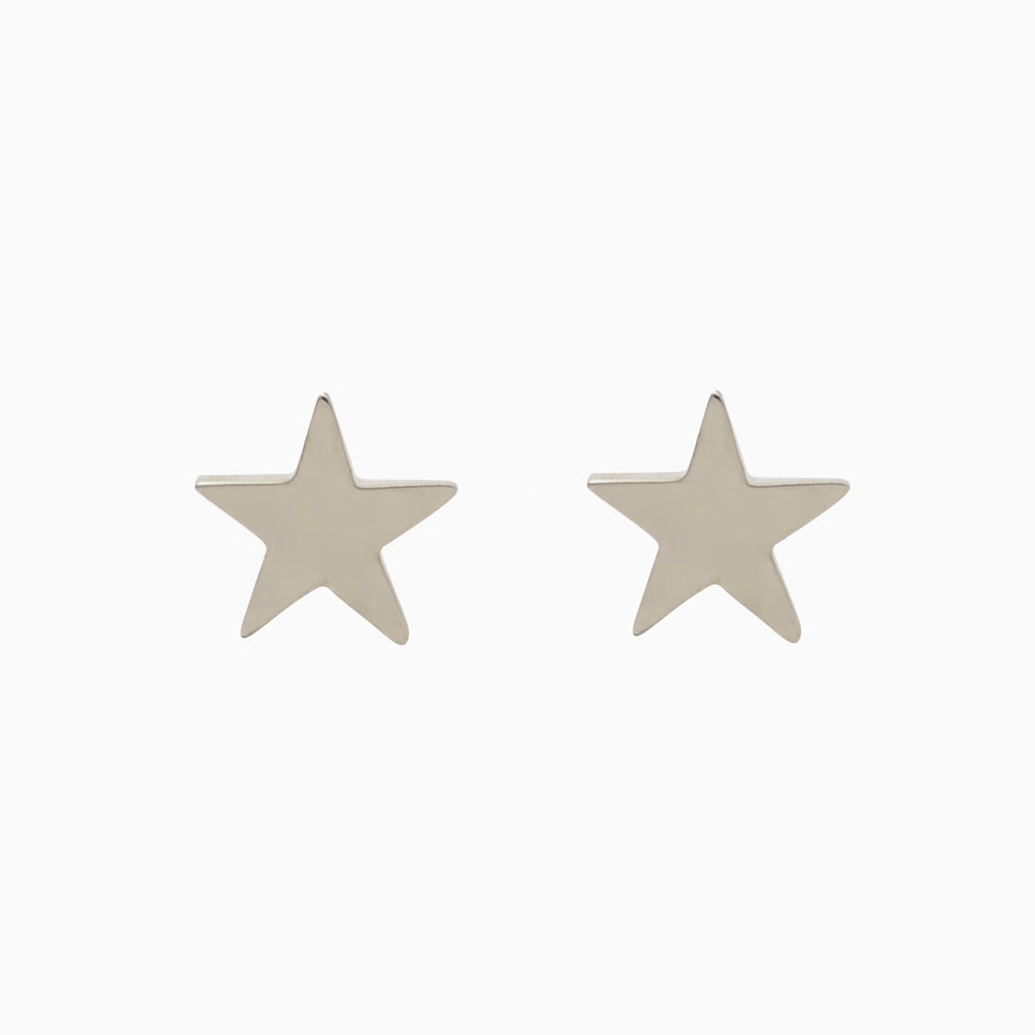 14k Shining Star Earrings - Starflower Design