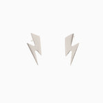 14k Striking Lightning Bolt Earrings - Starflower Design