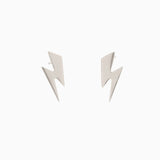 14k Striking Lightning Bolt Earrings - Starflower Design