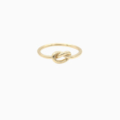 14k Yellow Gold Forget Me Knot Ring