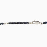 Beauty in Blue 40CT Adjustable Ombre Sapphire Choker Necklace - Starflower Design