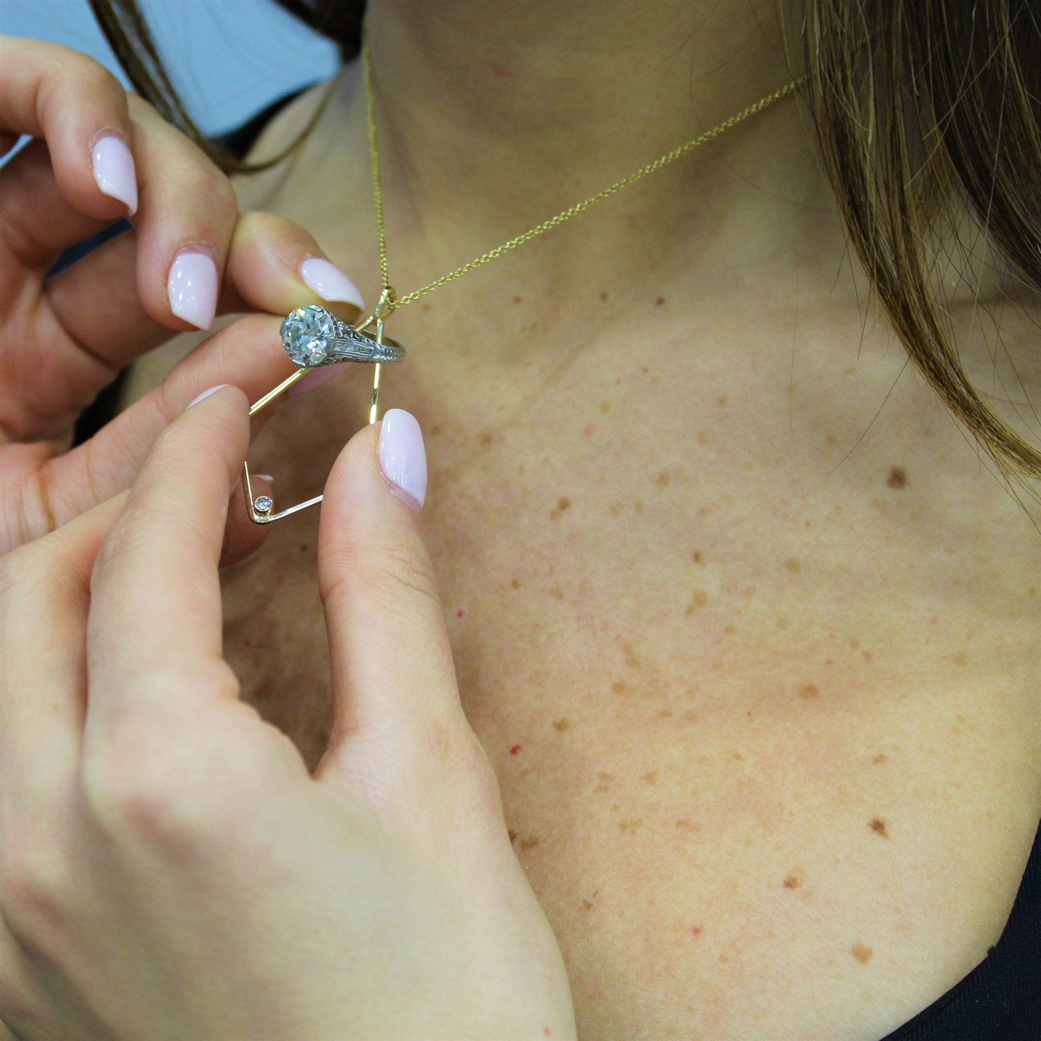 Close to My Heart Ring Holder Pendant - Starflower Design