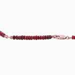 Radiant in Red 40CT Adjustable Ombre Ruby Choker Necklace - Starflower Design