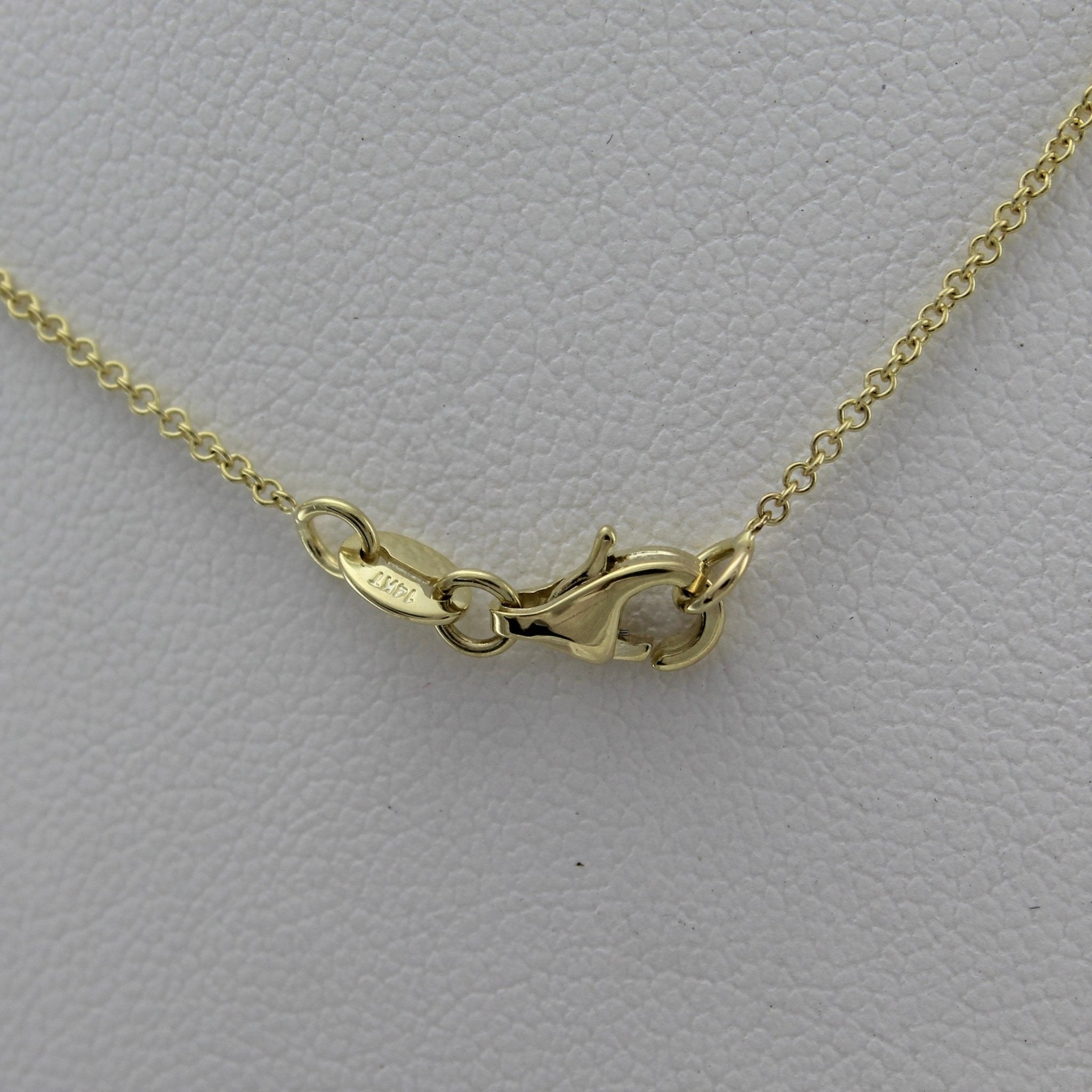 14k Cultured Freshwater Pearl Bar Necklace - Starflower Design