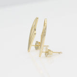 14k Fairy Wing Ear Climbers Earrings with Posts - Starflower Design