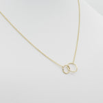 14k Gold Coveted Connections Linked Ring Necklace - Starflower Design