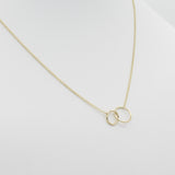 14k Gold Coveted Connections Linked Ring Necklace - Starflower Design