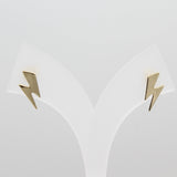 14k Striking Lightning Bolt Earrings - Starflower Design
