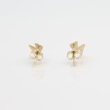 14k Striking Lightning Bolt Earrings - Starflower Design